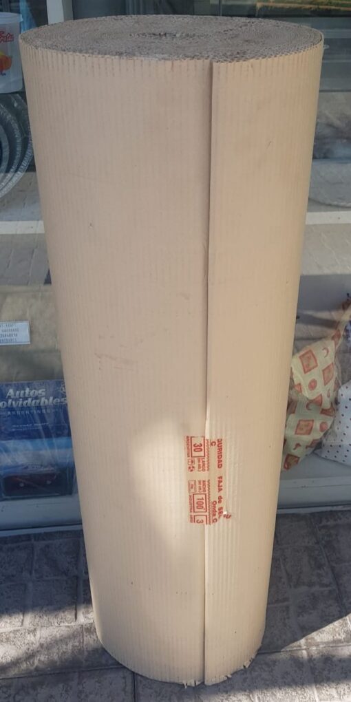 Rollo Carton Acanalado 1m x 30 m