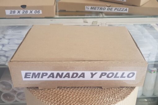 Caja Microcorrugada p/ Empanada y Pollo (x 50 u)