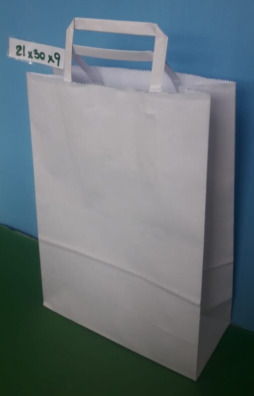 Bolsas Blancas Papel 30x41x12