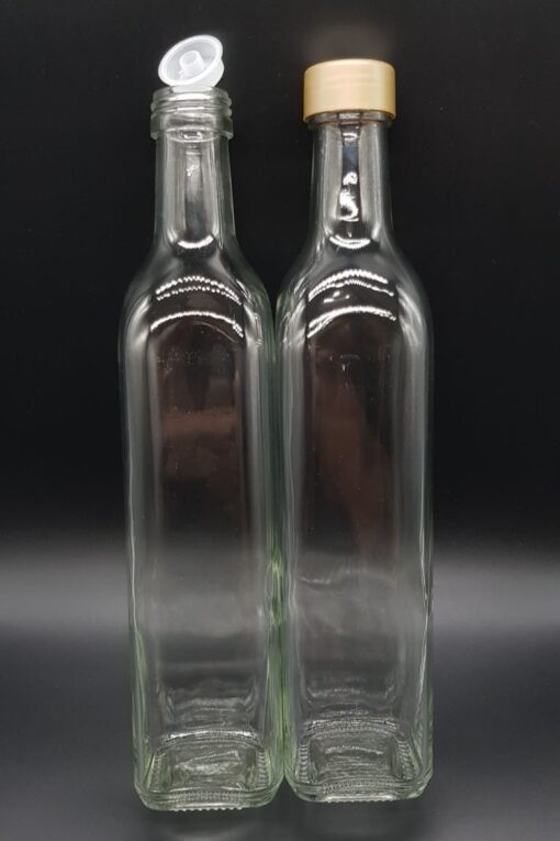 Botella Aceite Cuadrada 500 cc