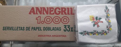 Servilletas Annegril Navidad (x Caja)
