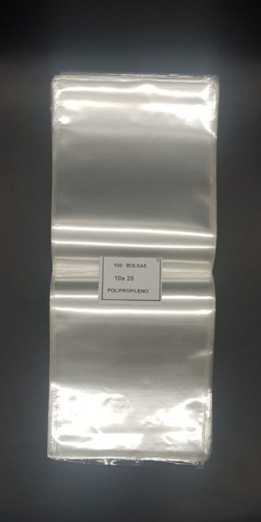 Bolsas PP 10x25 cm (x 100u)