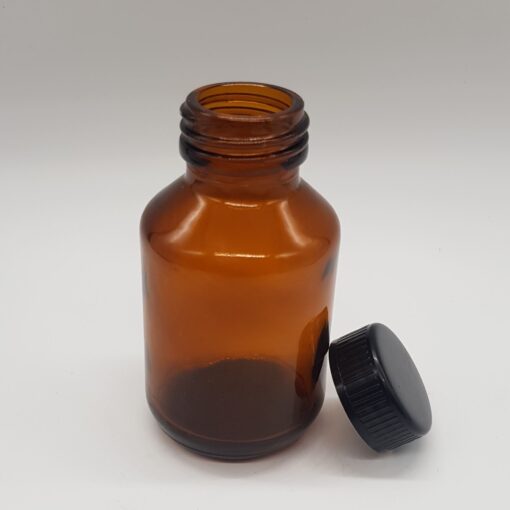 Botella Vidrio Ambar 70 cc (Comprimido)