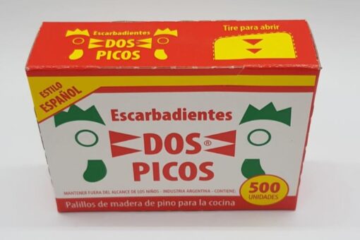 Palillos DOS PICOS x500u.