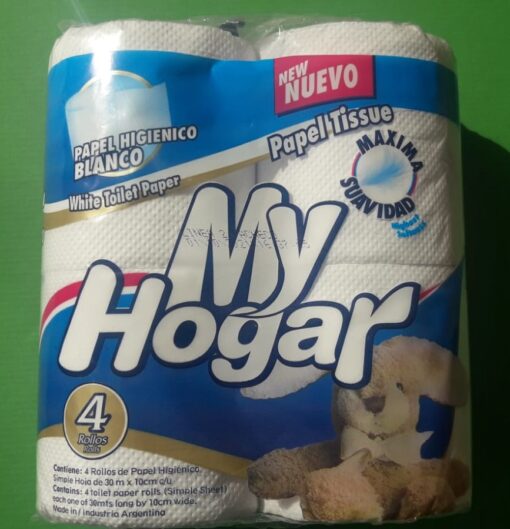 Rollo Papel Higienico My Hogar 4 Rollos x 30m
