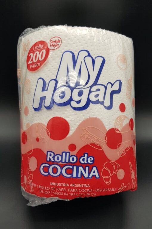 Rollo Papel Cocina My Hogar 1 Rollo x 200 Paños