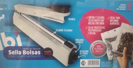 Maquina Sellar Bolsas 20 cm
