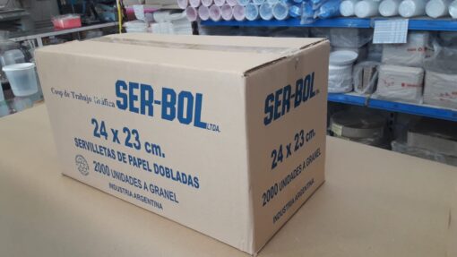 Servilleta SER-BOL 24x23 (x 2000u)