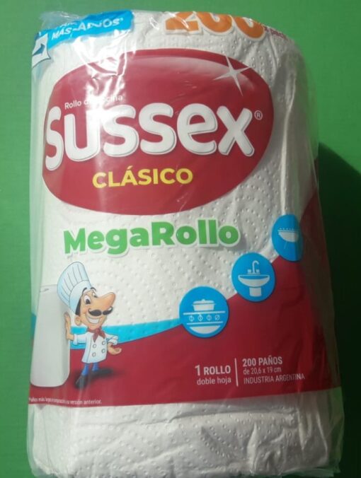 Rollo Papel Cocina Sussex 200 paños