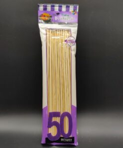 Palitos p/ Brochette 25 cm "4mm" (x 50u)