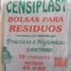 Bolsa Residuo Censiplast 45X60 (x10u)