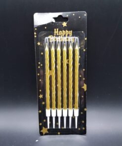 Velas Metalizadas (x 6u)